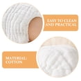 thumbnail image 2 of 5 protectores de pañal reutilizables para adultos, lavables, suaves, para incontinencia, de fibra de algodón, color blanco, talla M, 2 of 6