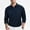 #H-Navy, variant on GuangCheng Mens Shirts 3 Button Quick Dry Performance Long Sleeve Tactical Golf Shirts with Pockets