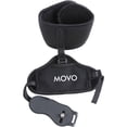 thumbnail image 4 of Movo Photo HSG-7 Deluxe Neoprene Soft Padded Dual Wrist and Grip Strap for DSLR Cameras, Black, 4 of 7