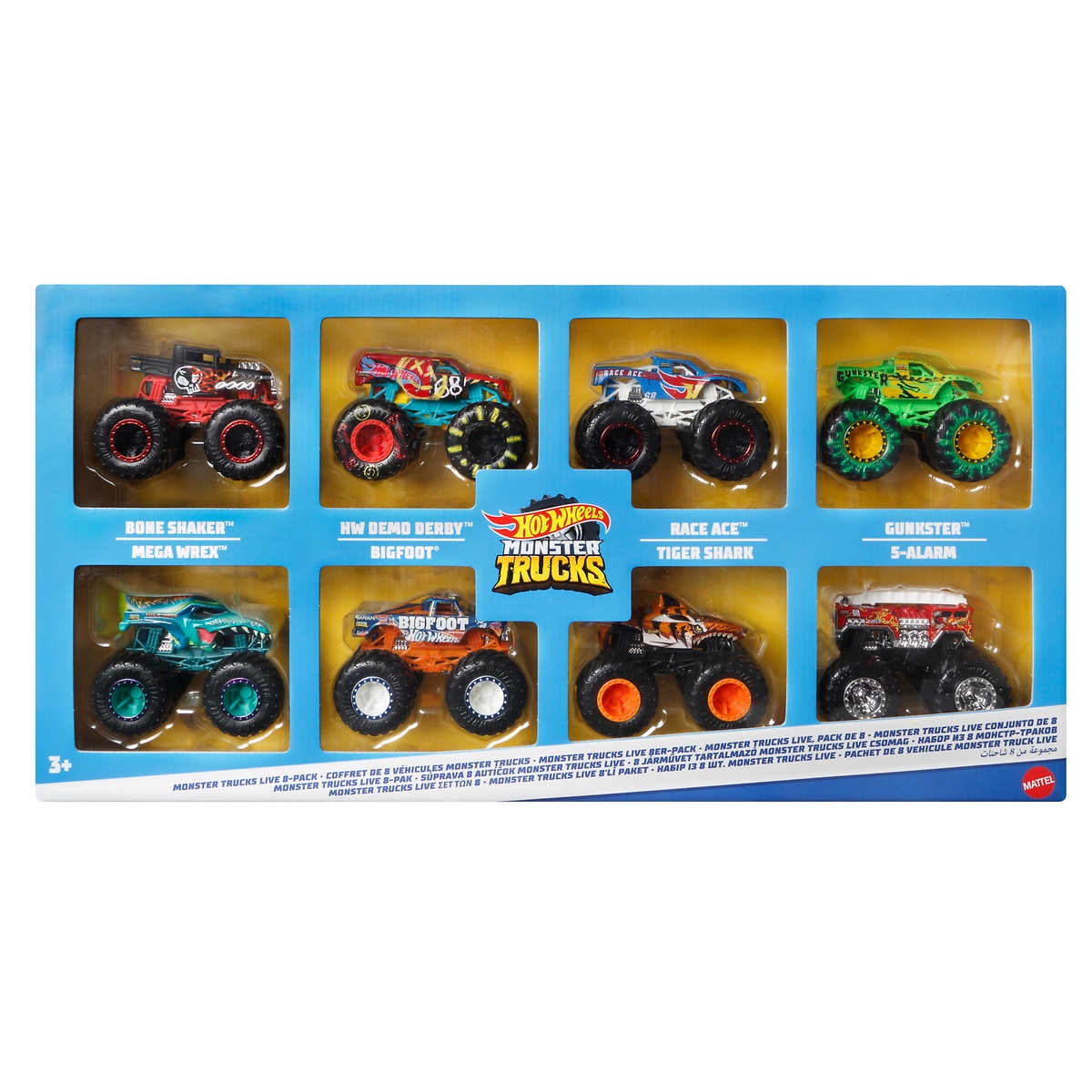 Hot Wheels Monster Trucks 8-pack - Walmart.ca