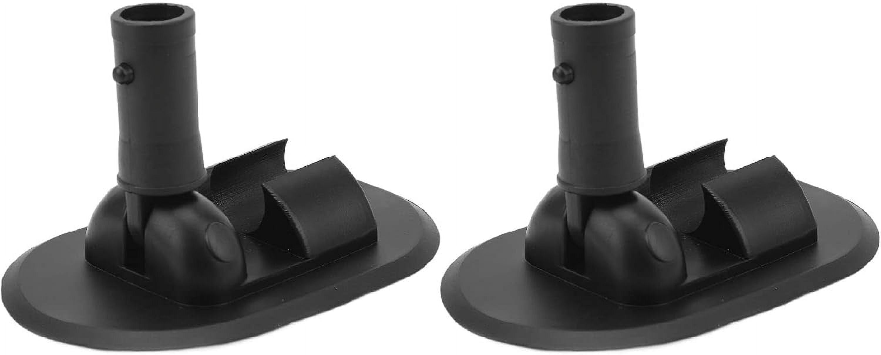 VGEBY Boat Accessories, 2PCS Inflatable Boat Tent Base 180 Degree Rotatable Kayak Sun Shade Deck Mount Base for Rowing Boat Speedboat Kayak Shade