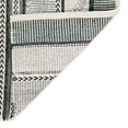 thumbnail image 5 of Liora Manne Cosmos Gypsy Stripe Area Rug Grey Indoor Outdoor 100% Polyester 5x7, 5 of 5