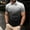 Gray, variant on Lisbinx Shirts for Men Fitted Short Sleeve Collared T-Shirts Summer Tops Relaxed Fit Comfy Gradient Oversized T-Shirts Stretchable T Shirts for Man