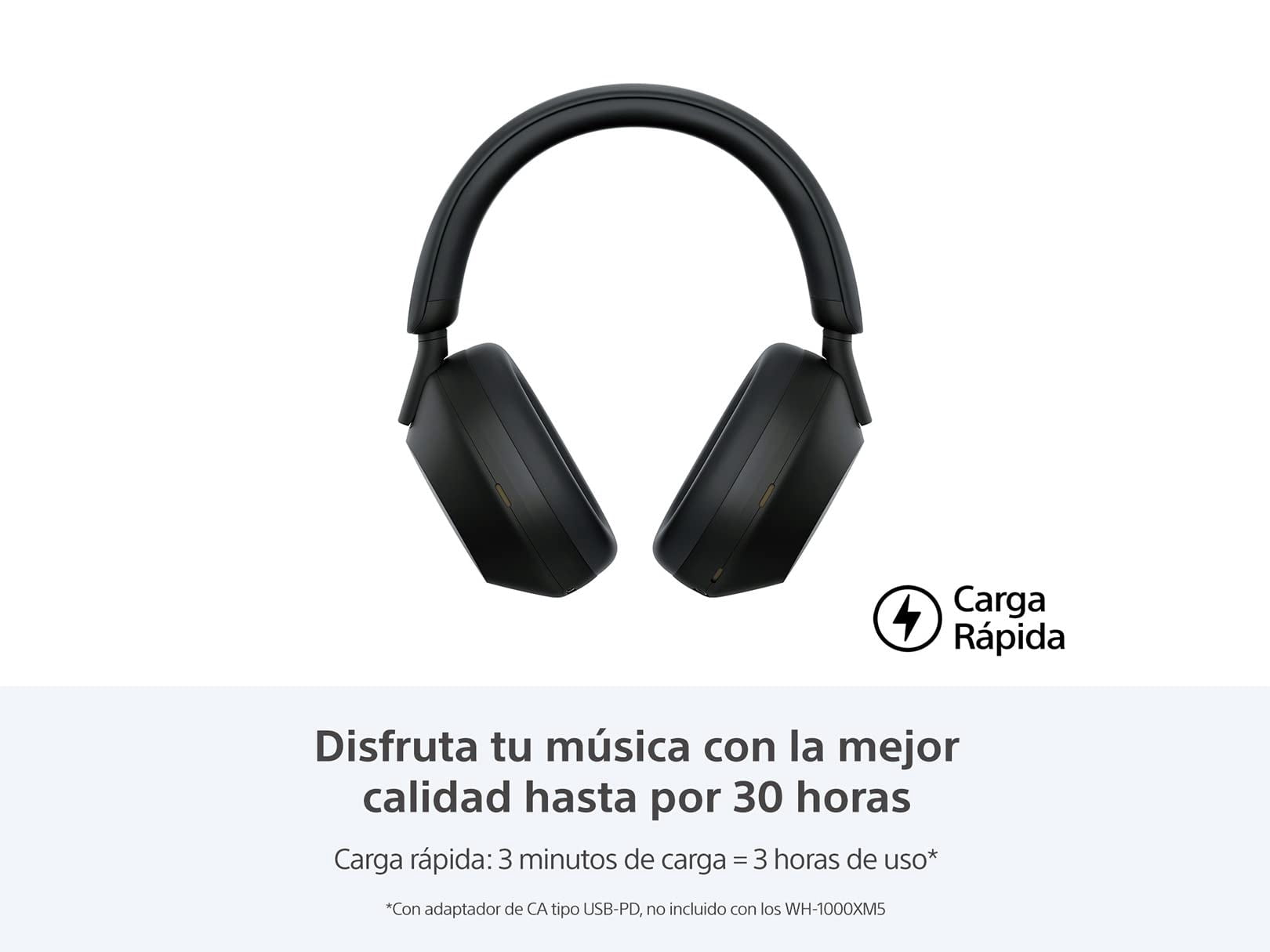 Restored Sony WH1000XM5/B Wireless Industry Leading Noise Canceling Bluetooth Headphones (Refurbished)