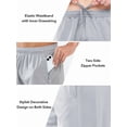thumbnail image 5 of NORTHYARD Men's 10" Athletic Shorts Mesh Basketball Shorts with Zipper Pockets Gym Lightweight Quick Dry Lightgrey M, 5 of 9