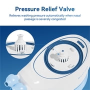 Nascool Nasal Irrigation System with 50 Salt Packets, Sinus Rinse Machine for Nasal Symptoms