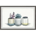 thumbnail image 2 of Three Potted Succulents Framed Painting Print, 2 of 6
