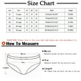 thumbnail image 3 of purcolt Women's Cotton Underwear Boxer Briefs Loose Soft Panties High Wasit Briefs For Middle Elderly Ladies, 3 of 4