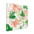 thumbnail image 4 of Canvas Wall Art - Melissa Wang 'Peachy Flora IV' Wall Art for Living Room, Bedroom, or Office Décor by Trademark Fine Art - 24 x 24 Inches, 4 of 4