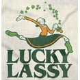 thumbnail image 2 of Olive Oyl St Paddys Lucky Lassy Girls Kids T Shirt Tees Teen Brisco Brands XS, 2 of 5