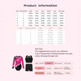 thumbnail image 5 of iiniim Girls 3 Piece Gymnastics Outfit Dance Bodysuit Dancewear Tank Ballet Unitards Hot Pink 8, 5 of 6