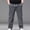 #Gray, variant on DPTALR Men's Plus Size Elastic Waist Drawstring Pocket Loose Wide Leg Jeans,Blue,XXL