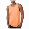 thumbnail image 3 of KPOPLK Men's Summer Tank Tops Hawaiian Sleeveless Tank Tops Casual Beach Tank Shirts(Orange,L), 3 of 8