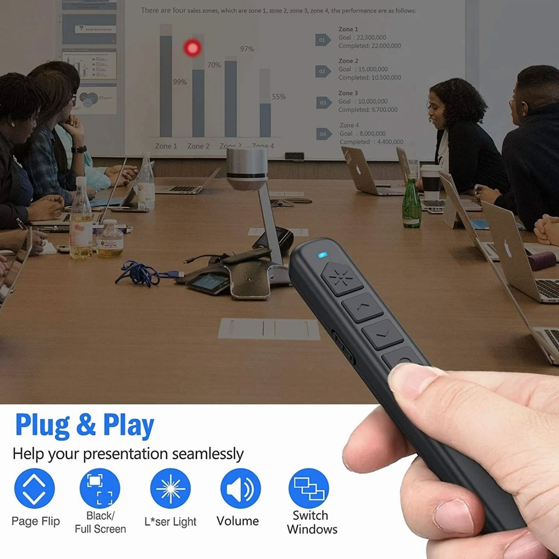 CRESTIN- Dinofire Laser Pointer For Cats Dogs, Presentation Clicker Powerpoint Clicker