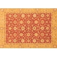 thumbnail image 1 of Ahgly Company Indoor Rectangle Oriental Orange Traditional Area Rugs, 6' x 9', 1 of 4
