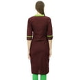 thumbnail image 5 of Phagun Women Solid Pattern Mandarin Collar Straight Kurti Indian Designer Ethnic Dress, 5 of 9