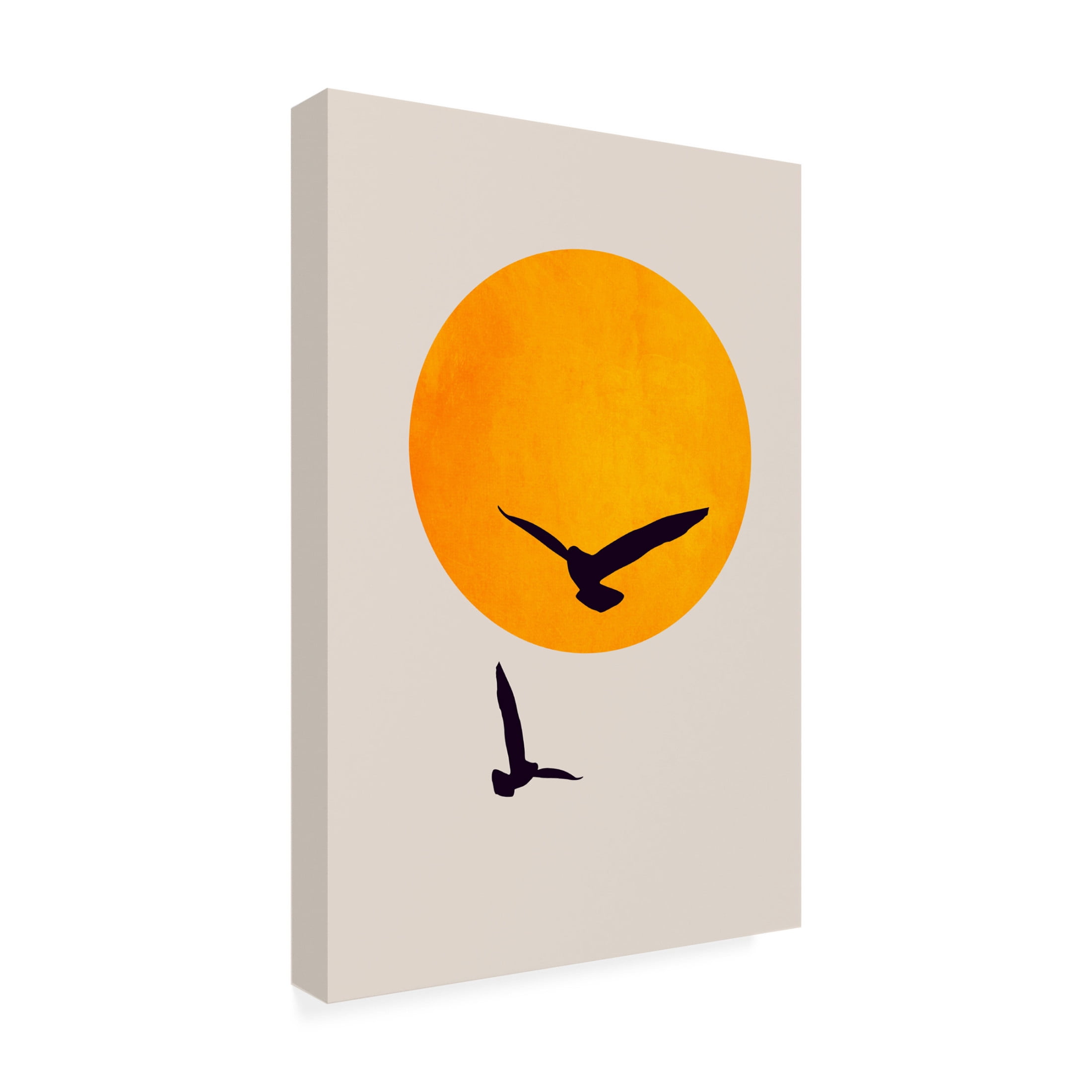 Trademark Fine Art Kubistika Birds In the Sky Canvas Wall Art