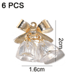 thumbnail image 2 of Campana de nudo de lazo de cristal 3D para decoración de uñas, campanillas de viento de cristal, adornos de metal de mariposa súper deslumbrantes para accesorios de arte de uñas 3D y decoración de, 2 of 5