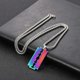 thumbnail image 5 of Collar colgante shaofei Estilo punk hip hop Acero inoxidable Forma de cuchilla Multicolor 51887, 5 of 5