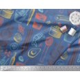 thumbnail image 2 of Soimoi Poly Georgette Fabric Vegetables,Jar & Cups Print Fabric by the Yard 52 Inch Wide, 2 of 3