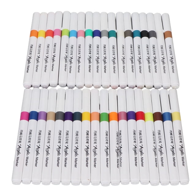 Acrylic Paint Pens Set, Water Proof High Coverage Paint Marker Pen with 12Colors 24 Colors 36Colors 48Colors Choosing