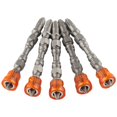 thumbnail image 4 of 5 Pcs 65mm Long PH2 Double-head Cross Screwdriver Bits with Magnetic Ring, 4 of 7