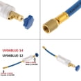 thumbnail image 2 of R134A R12 Inyector de Tinte Aceite de Aire Acondicionado para Automotriz Vehículo Acoplamiento Adaptador Cola Tubo de llenado de aceite refrigerante, 2 of 8