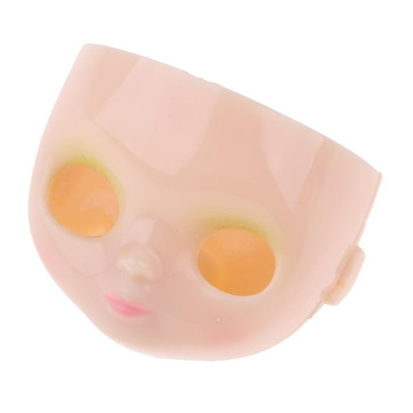 Esquirla 1 Piece Doll Makeup Faceplate Headplate Face Shell for Blythe Doll Custom White