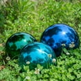 thumbnail image 2 of Green Floating Solar Baseball Sphere with Mirror Reflective Design for Outdoor Water Decoration, 2 of 8