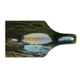 thumbnail image 2 of Natural Cave Cutting Board, Horizon View from Mossy Invisible Big Grotto by the Sea up Rocks Photo, Decorative Tempered Glass Cutting and Serving Board, Wine Bottle Shape, Green Blue, by Ambesonne, 2 of 5