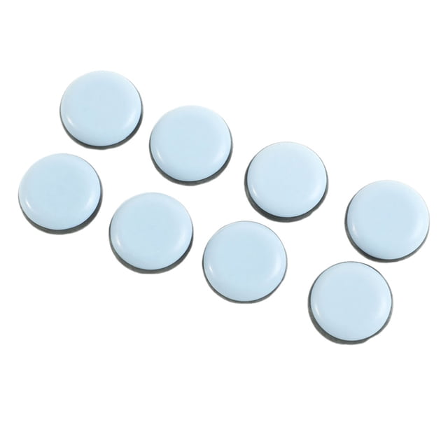 Toystoory 8 Uds Protector de suelo químico para movimiento de muebles fácil y silencioso alfombrilla de suelo antiabrasión circular 22mm Type1 NO1