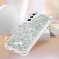 thumbnail image 5 of Case for Samsung Galaxy A25 5G Case Glitter Liquid Cute Clear Phone Case Floating Quicksand Shockproof Protective Bumper Soft TPU Case for Samsung Galaxy A25 5G Love Sliver YB, 5 of 14