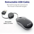 thumbnail image 4 of FANZC-Mini Travel Optical Mouse, Commuter Series - Black, 4 of 4