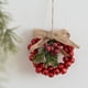 thumbnail image 2 of Wall Ornaments Christmas Wreath Bell Pendant Green Leaf Photography Props Christmas Garland Vintage Hanging Wreath, 2 of 5