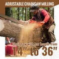 thumbnail image 3 of Kojem 14" - 36" Portable Chainsaw Mill Guide Bar Wood Cutting Sawmill Aluminum Steel for Builders/Woodworkers, 3 of 8