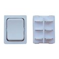 thumbnail image 3 of Valterra Push Button Switch DG436VP Diamond Group; For Slide-Outs Generators/Battery Disconnects; Momentary Switch; Dual Pole Dual Throw; 3 Amp/125 Volt AC; White; 1 Per Card, 3 of 4