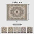 thumbnail image 5 of CHITOOMA 9'x12' Area Rugs for Living Room, Boho Machine Washable Stain Resistant Non-Shed Carpet, Floral Area Rug with Non-Slip Backing for Bedroom, Dining Room, Dorm, Office, 5 of 10