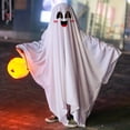 thumbnail image 4 of Adeawade Cute Tops For Boys 3-5 Years Unisex Kids Hallomas Funny Face Hooded Poncho Cape Cloak Soft Outfits Red, 4 of 4
