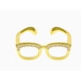 thumbnail image 1 of Miangastore Bague de Lunettes Dorée Lot de 1 0,83x0,79x0,27 Po, 1 of 8