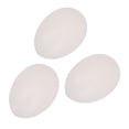 thumbnail image 2 of 10 pcs / lot Solid Plastic Eggs Dummy Eggs For Magician Fake Eggs White, 2 of 4
