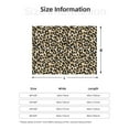 thumbnail image 2 of Throw Blanket for Couch, black brown Leopard trendy Super Soft Fuzzy Comfy Warm Throw Blanket, Cuteness Lightweight Cozy Plush Flannel Blanket & Throws for Sofa and Bed All Season, 2 of 5