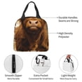 thumbnail image 4 of Disketp Cow With Butterflies Lilies for Insulated Lunch Bag for Women and Men, Perfect for Work, Hiking, Picnic, 4 of 8