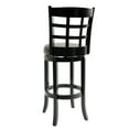 thumbnail image 2 of Boraam Kyoto Bar Height Swivel Bar Stool in Black, 2 of 2