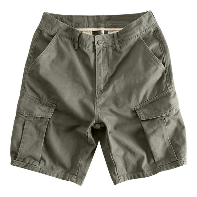 Mgmyaa Mens Tactical Shorts Hiking Fishing Breathable Wild Cargo Shorts with Multi Pockets