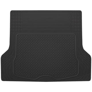 Vaygway All Weather Floor Mats-Universal 4 Piece Car Interior- Rubber Clear  Car Plastic Rug- Heavy Duty Weather Protection Mats 