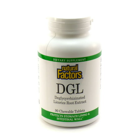 DGL Licorice Root Ext By Natural Factors - 90
