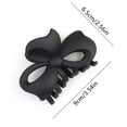Halloween Style Hair Clip Women's Bow Tie Hair Clip Frosted Simple Clip
