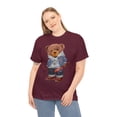 thumbnail image 3 of Dope graphic bear with baseball bat Unisex Heavy Cotton Tee, 3 of 8