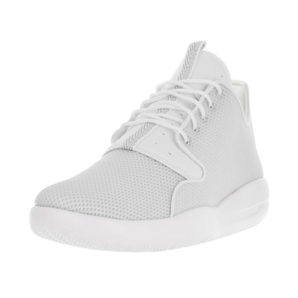 Jordan Nike Jordan Men's Jordan Eclipse White/Metallic Silver Pr Pltnm Running Shoe 8 Men US