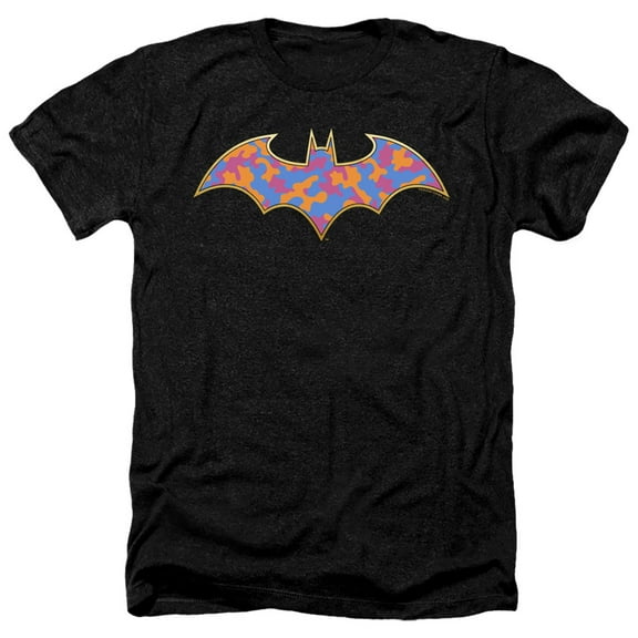 Batman - Gold Camo - Heather Short Sleeve Shirt - X-Large